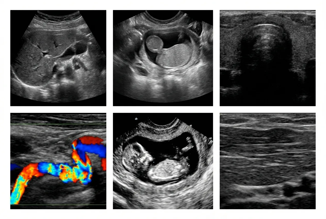 Multiple types of ultrasound