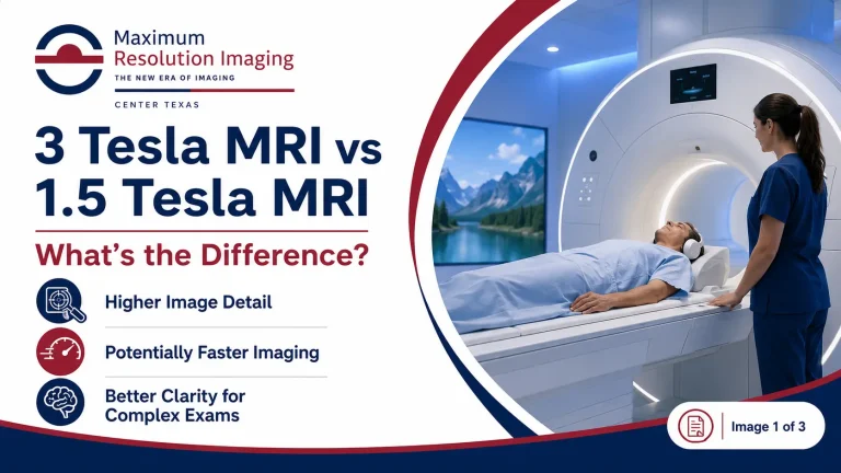 3 Tesla MRI vs 1.5 Tesla MRI comparison with MRI scan room